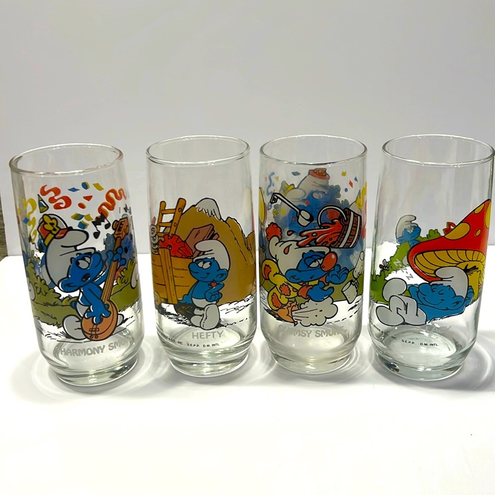 Collectible Smurfs Glasses